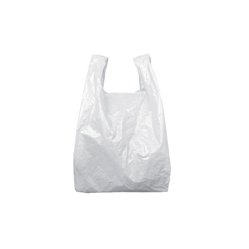 S3 White Plastic Shoulder Bag